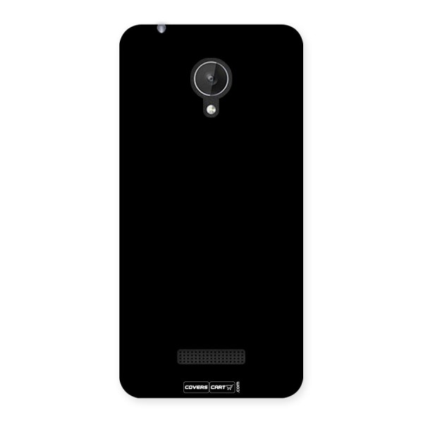 Simple Black Back Case for Micromax Canvas Spark Q380