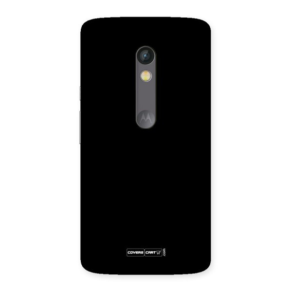 Simple Black Back Case for Moto X Play