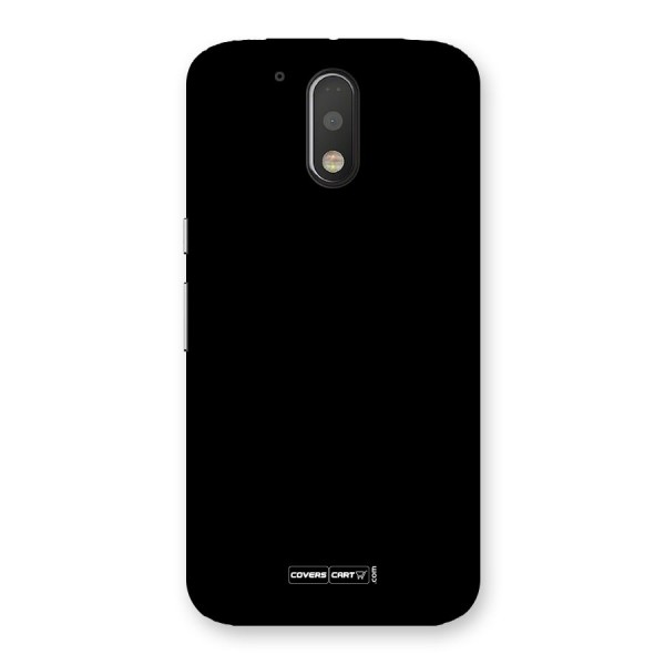 Simple Black Back Case for Motorola Moto G4
