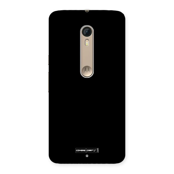 Simple Black Back Case for Motorola Moto X Style