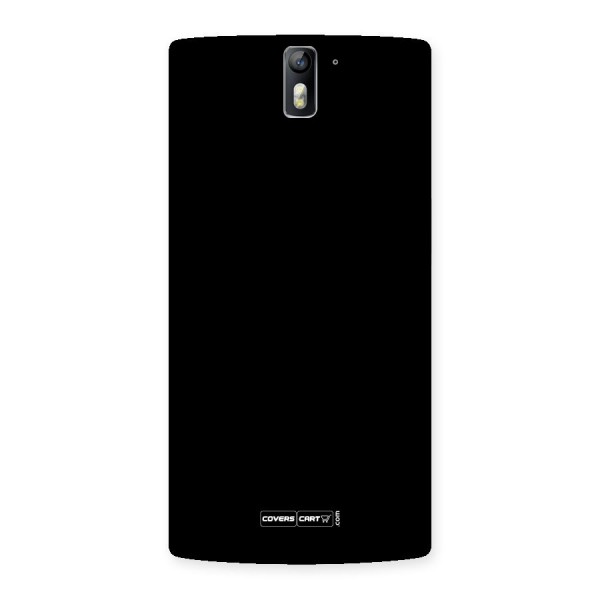 Simple Black Back Case for One Plus One