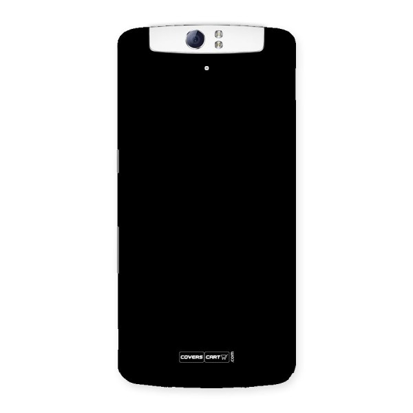 Simple Black Back Case for Oppo N1