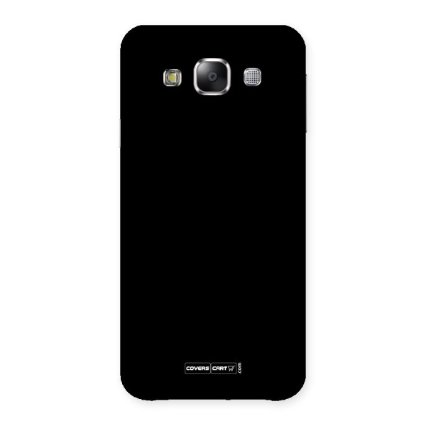 Simple Black Back Case for Samsung Galaxy E5
