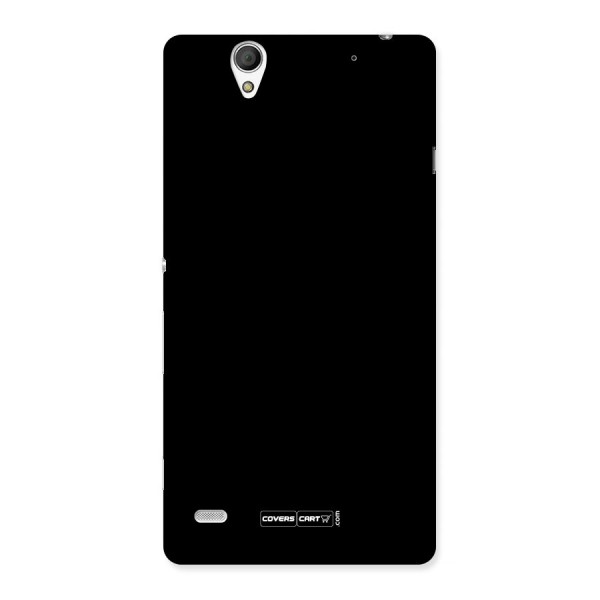 Simple Black Back Case for Sony Xperia C4