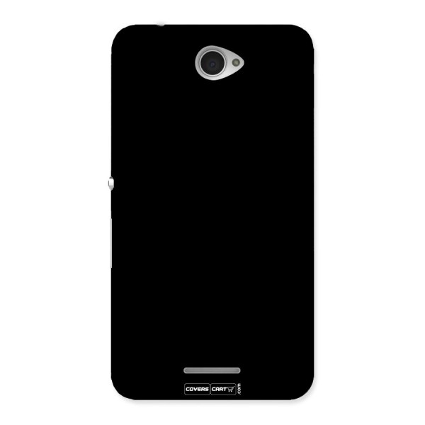 Simple Black Back Case for Sony Xperia E4