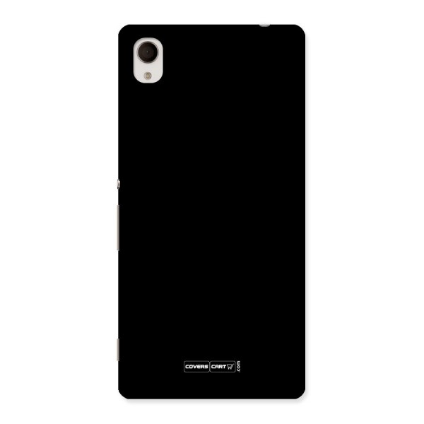 Simple Black Back Case for Sony Xperia M4