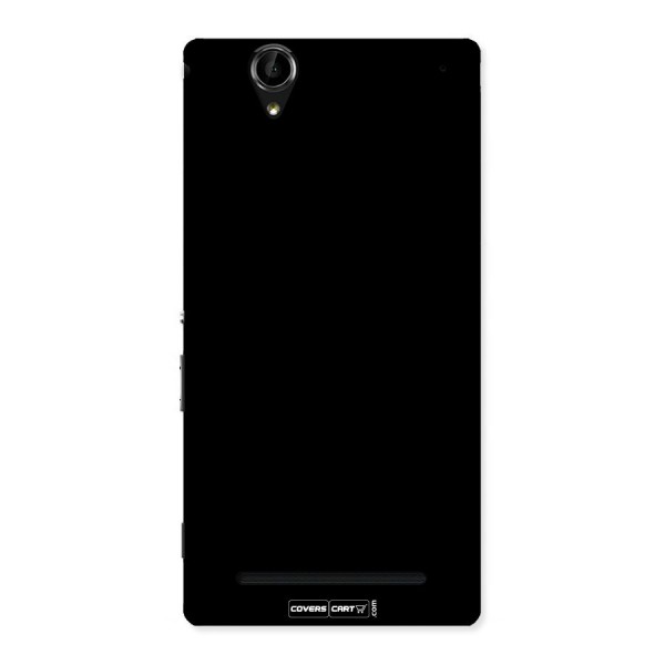 Simple Black Back Case for Sony Xperia T2