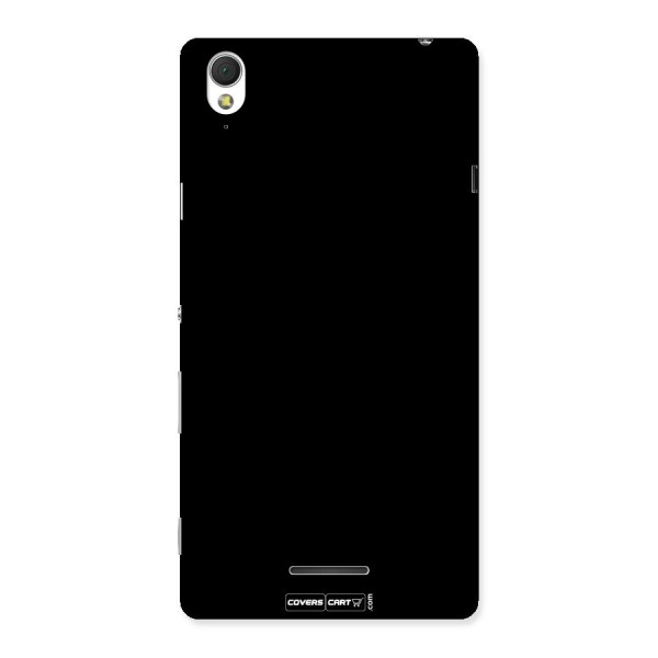 Simple Black Back Case for Sony Xperia T3