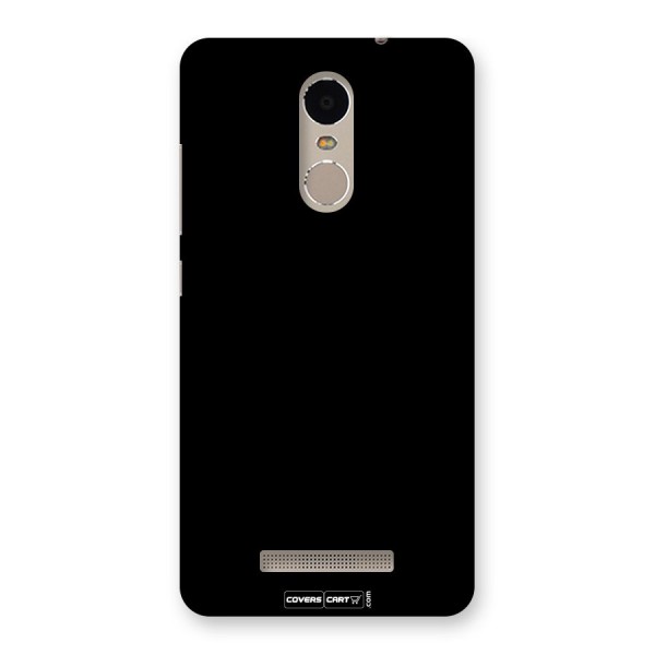 Simple Black Back Case for Xiaomi Redmi Note 3