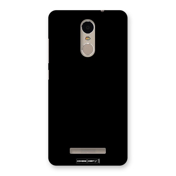 Simple Black Back Case for Xiaomi Redmi Note 3