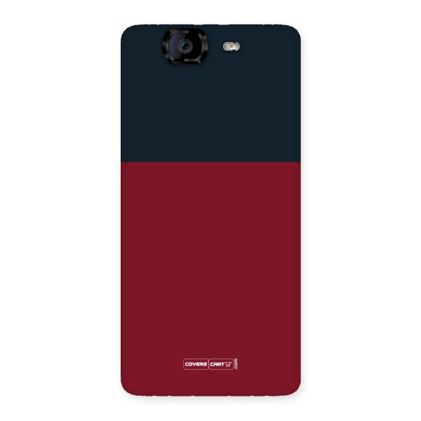 Maroon and Navy Blue Back Case for Canvas Knight A350
