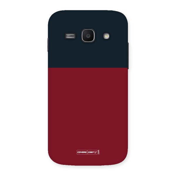 Maroon and Navy Blue Back Case for Galaxy Ace 3