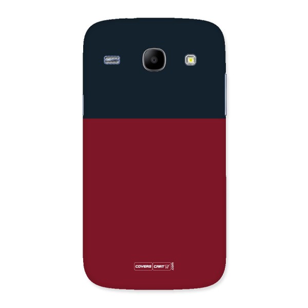 Maroon and Navy Blue Back Case for Galaxy Core