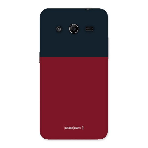 Maroon and Navy Blue Back Case for Galaxy Core 2
