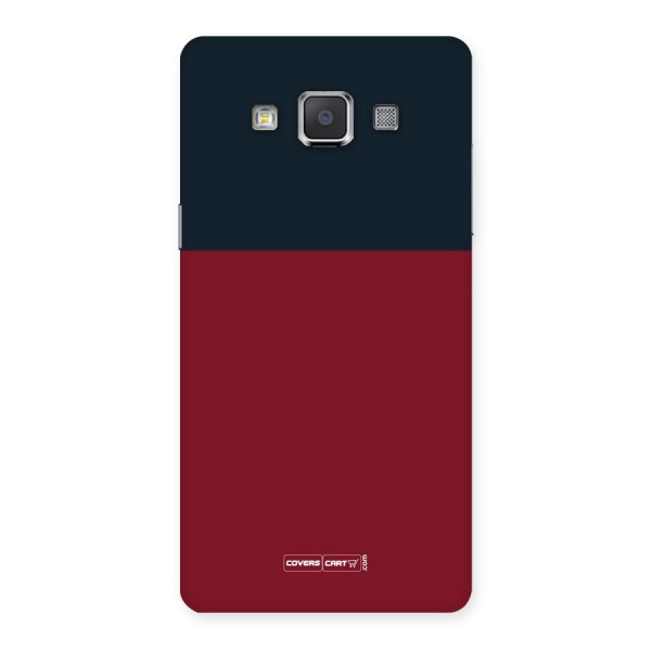 Maroon and Navy Blue Back Case for Galaxy Grand 3