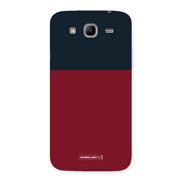 Maroon and Navy Blue Back Case for Galaxy Mega 5.8
