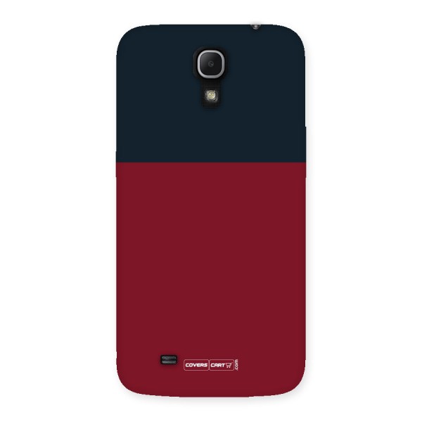 Maroon and Navy Blue Back Case for Galaxy Mega 6.3