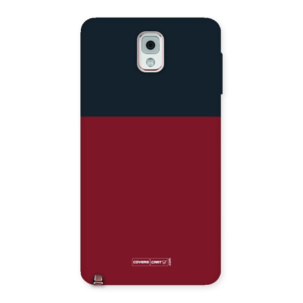 Maroon and Navy Blue Back Case for Galaxy Note 3