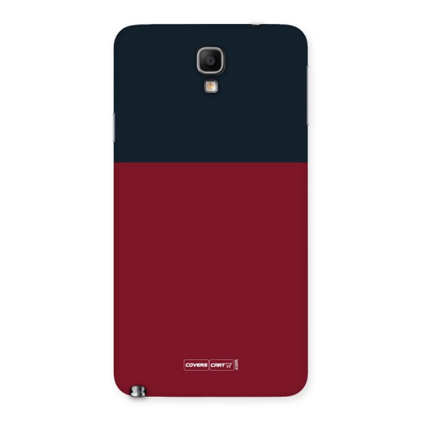 Maroon and Navy Blue Back Case for Galaxy Note 3 Neo