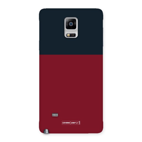 Maroon and Navy Blue Back Case for Galaxy Note 4