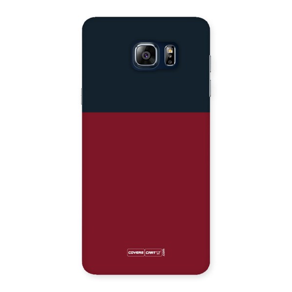 Maroon and Navy Blue Back Case for Galaxy Note 5