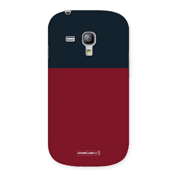 Maroon and Navy Blue Back Case for Galaxy S3 Mini