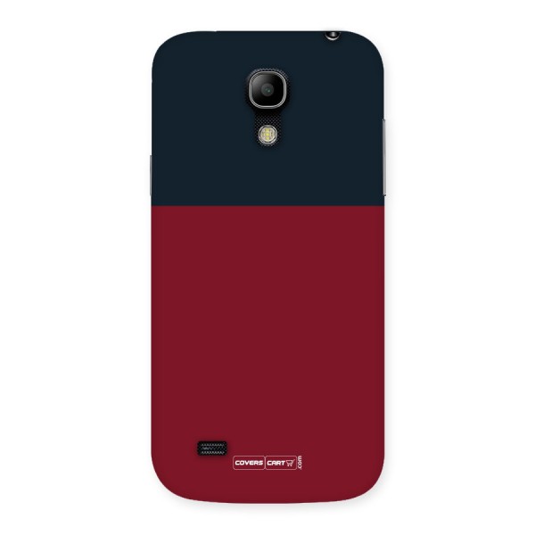Maroon and Navy Blue Back Case for Galaxy S4 Mini