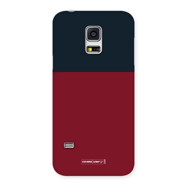Maroon and Navy Blue Back Case for Galaxy S5 Mini