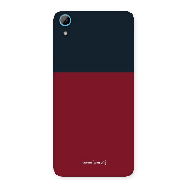 Maroon and Navy Blue Back Case for HTC Desire 826