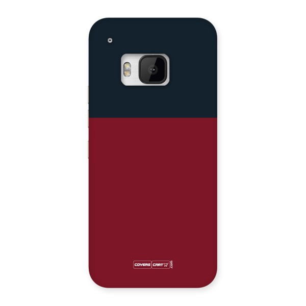 Maroon and Navy Blue Back Case for HTC One M9