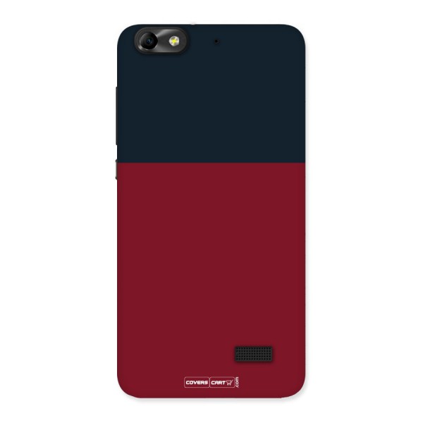 Maroon and Navy Blue Back Case for Honor 4C