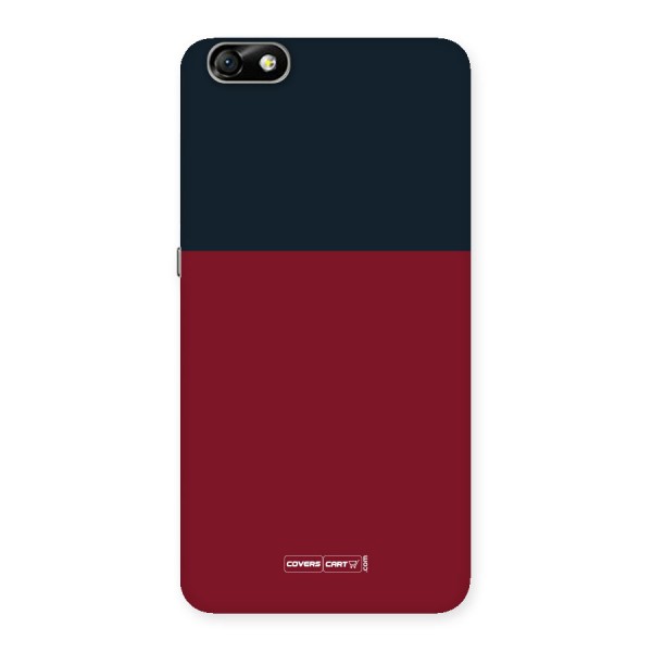 Maroon and Navy Blue Back Case for Honor 4X