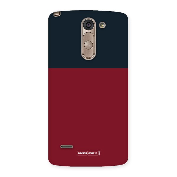 Maroon and Navy Blue Back Case for LG G3 Stylus