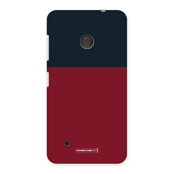 Maroon and Navy Blue Back Case for Lumia 530