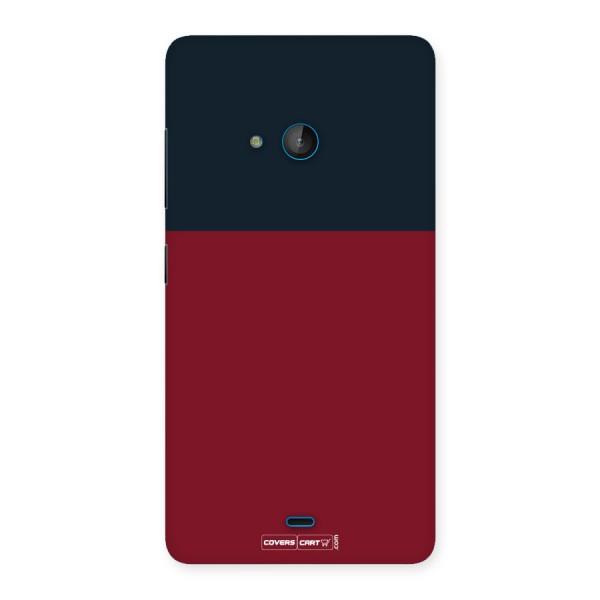 Maroon and Navy Blue Back Case for Lumia 540