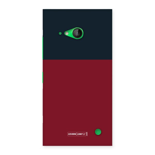 Maroon and Navy Blue Back Case for Lumia 730
