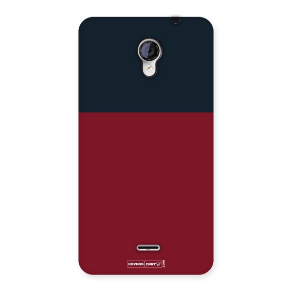 Maroon and Navy Blue Back Case for Micromax Unite 2 A106