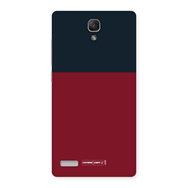 Maroon and Navy Blue Back Case for Redmi Note