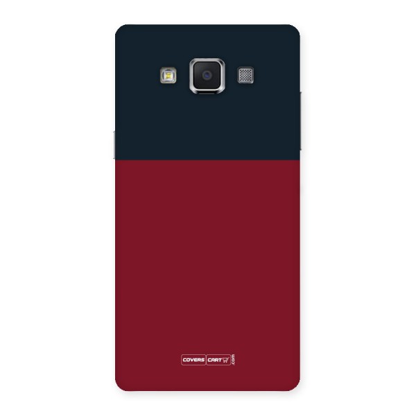 Maroon and Navy Blue Back Case for Samsung Galaxy A5