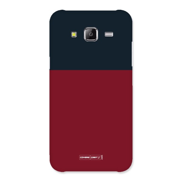 Maroon and Navy Blue Back Case for Samsung Galaxy J5