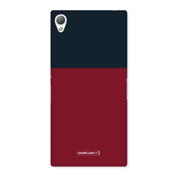 Maroon and Navy Blue Back Case for Sony Xperia Z3