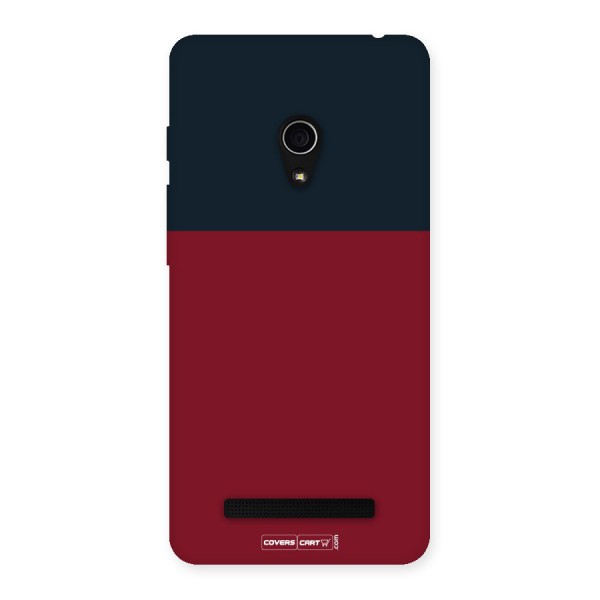 Maroon and Navy Blue Back Case for Zenfone 5