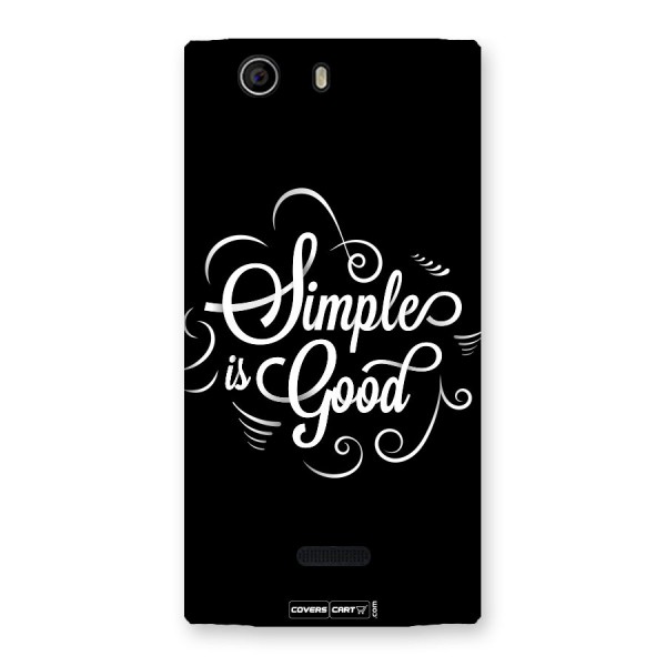 Simple is Good Back Case for Canvas Nitro 2 E311