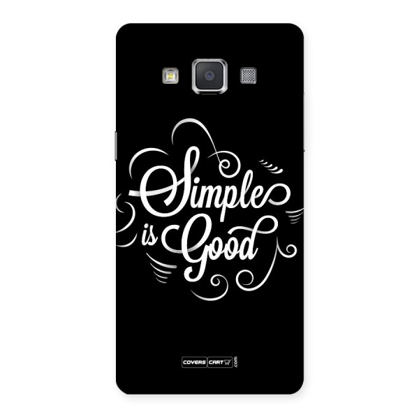 Simple is Good Back Case for Galaxy Grand 3