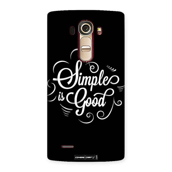 Simple is Good Back Case for LG G4