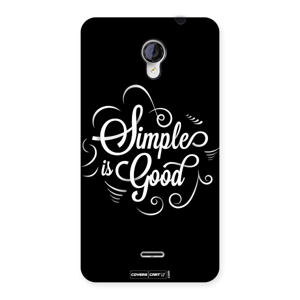 Simple is Good Back Case for Micromax Unite 2 A106