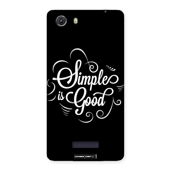 Simple is Good Back Case for Micromax Unite 3