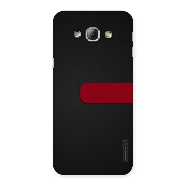 Single Red Stripe Back Case for Galaxy A8