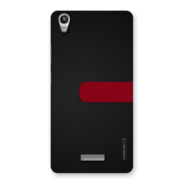 Single Red Stripe Back Case for Lava-Pixel-V1
