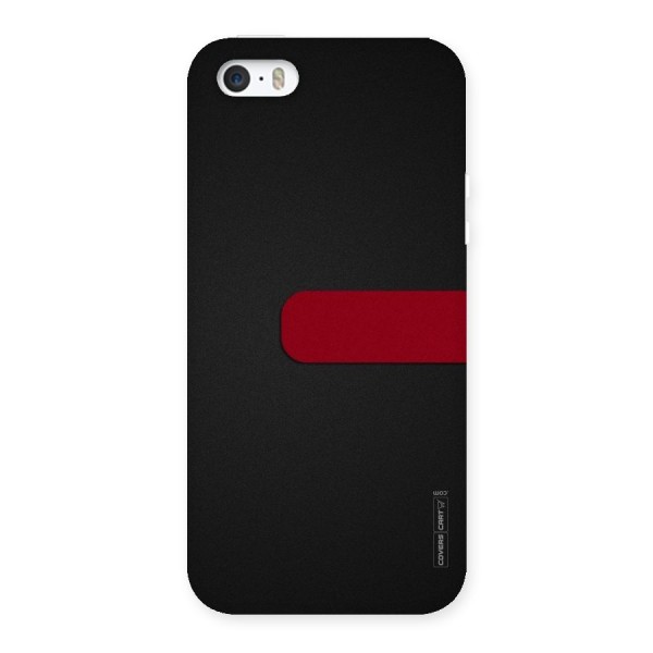 Single Red Stripe Back Case for iPhone SE